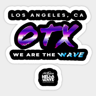 Los Angeles We Are The Wave Sticker